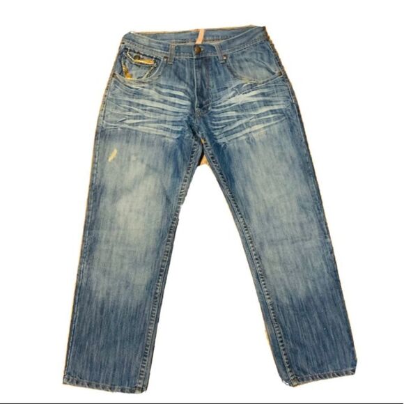 Mens Jordan Craig distressed jeans 36x32 - Picture 1 of 3